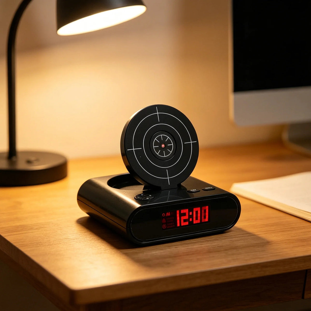 AimWake™ Interactive Target Alarm Clock for Heavy Sleepers