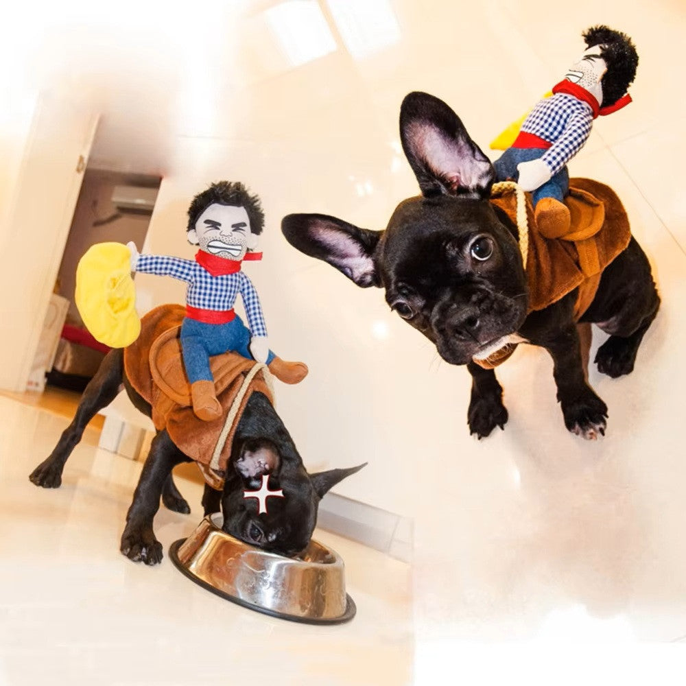 PawRider™ Cowboy Costume for Dogs & Cats