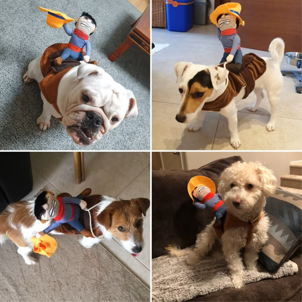 PawRider™ Cowboy Costume for Dogs & Cats