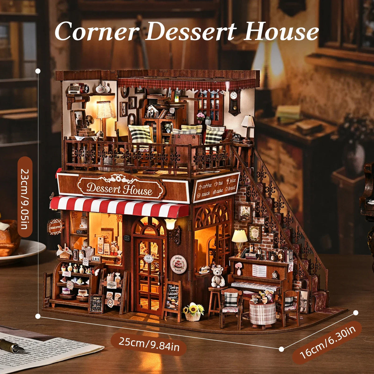 Nookoria™ Cozy Cake Shop Book Nook Kit